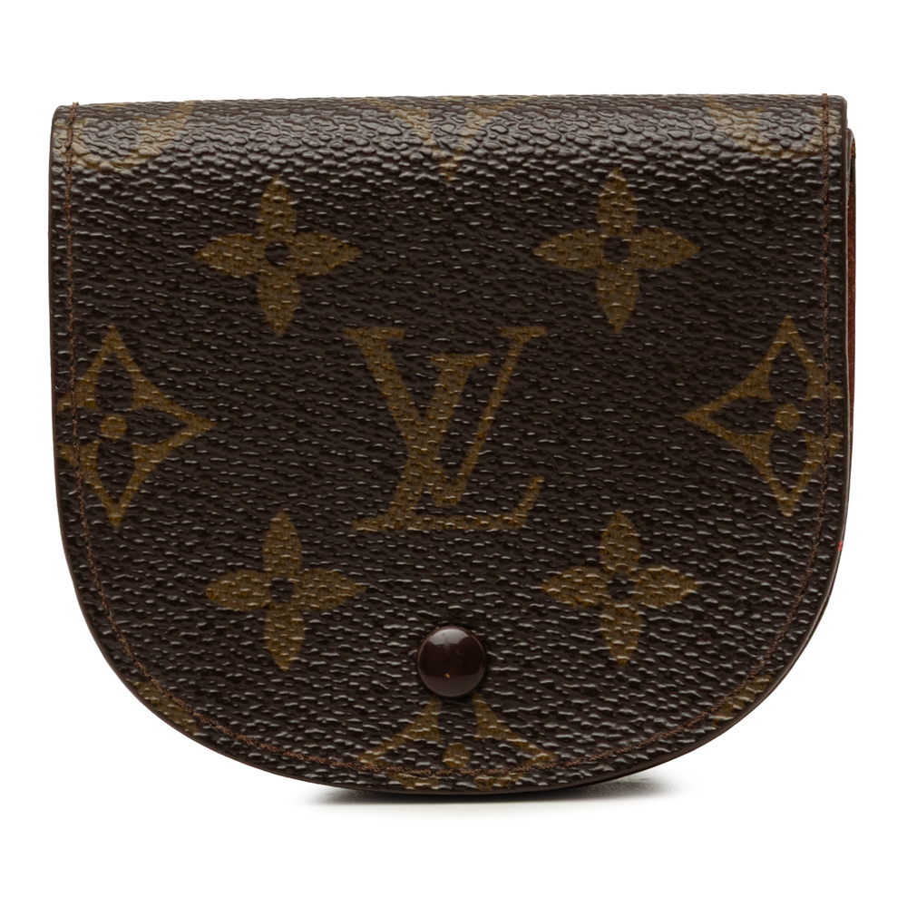Pre-Loved Louis Vuitton Monogram Porte Monnaie Gousset Coin Pouch
